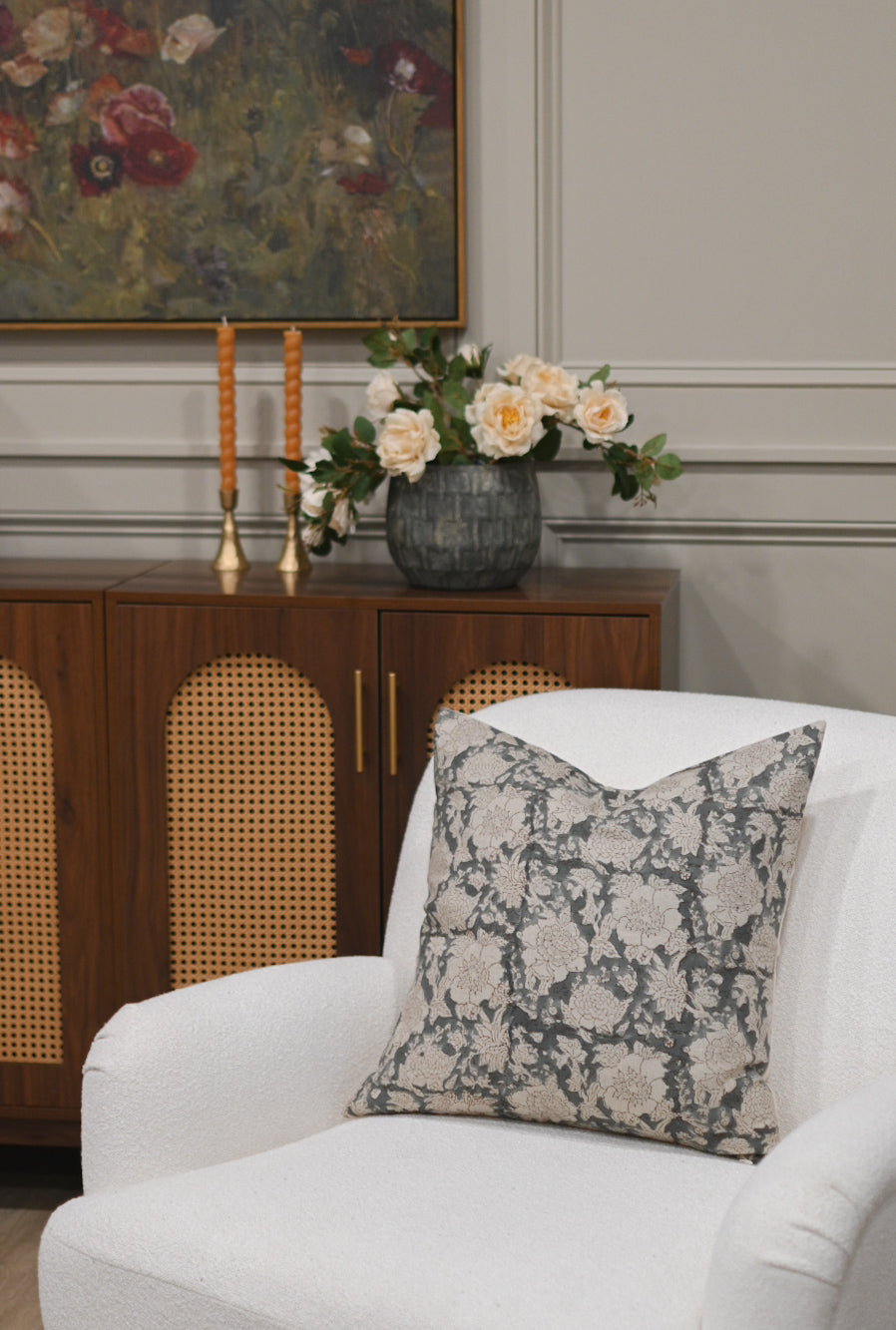 Bridget Block Print Pillow Cover
