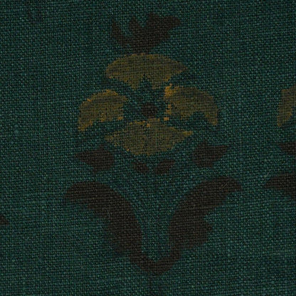 Ariana Traditional Linen Block Print Fabric