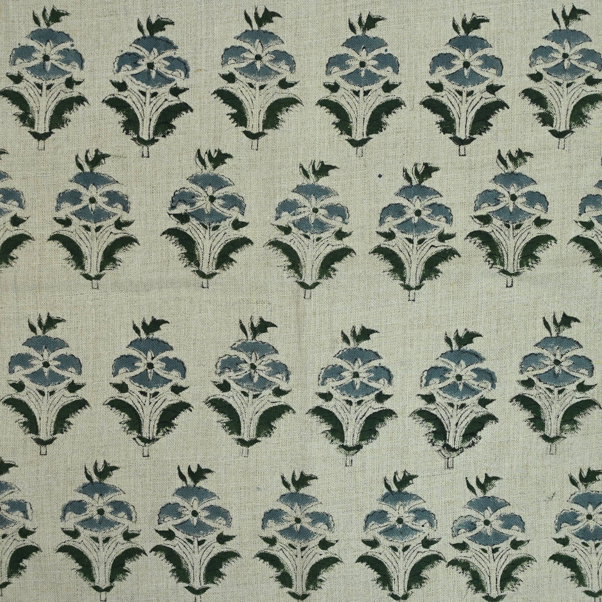Ariana Traditional Linen Block Print Fabric