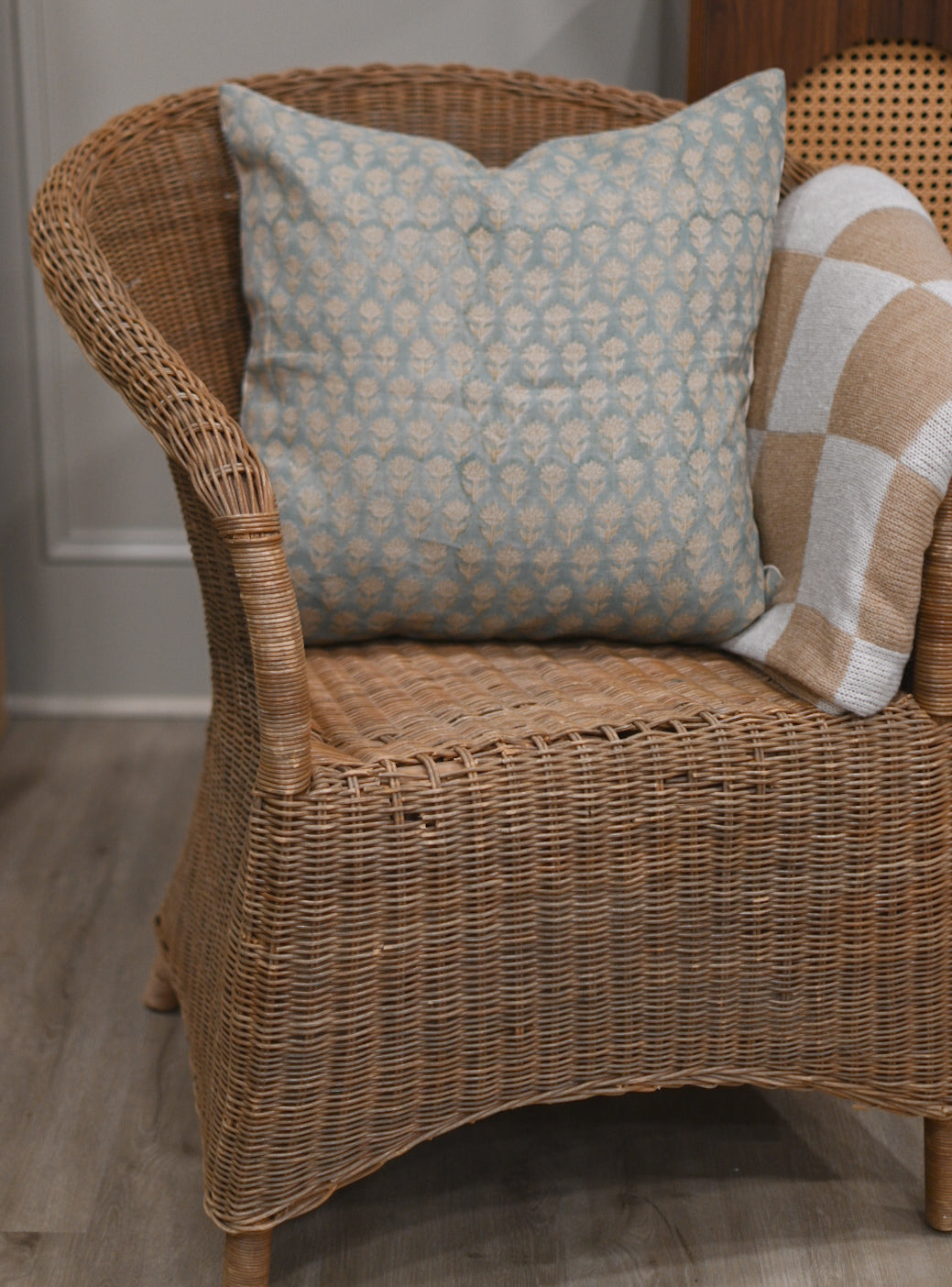 Brianna Block Print Pillow Cover