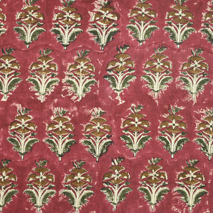 Ariana Traditional Linen Block Print Fabric