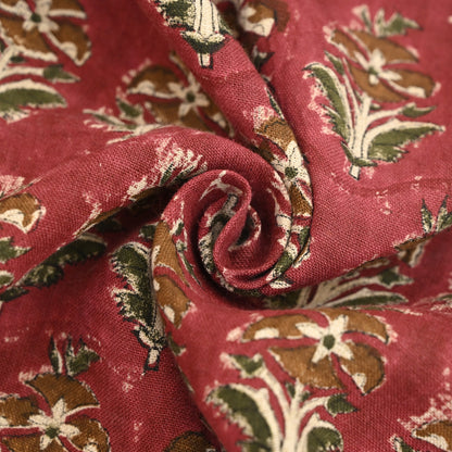 Ariana Traditional Linen Block Print Fabric