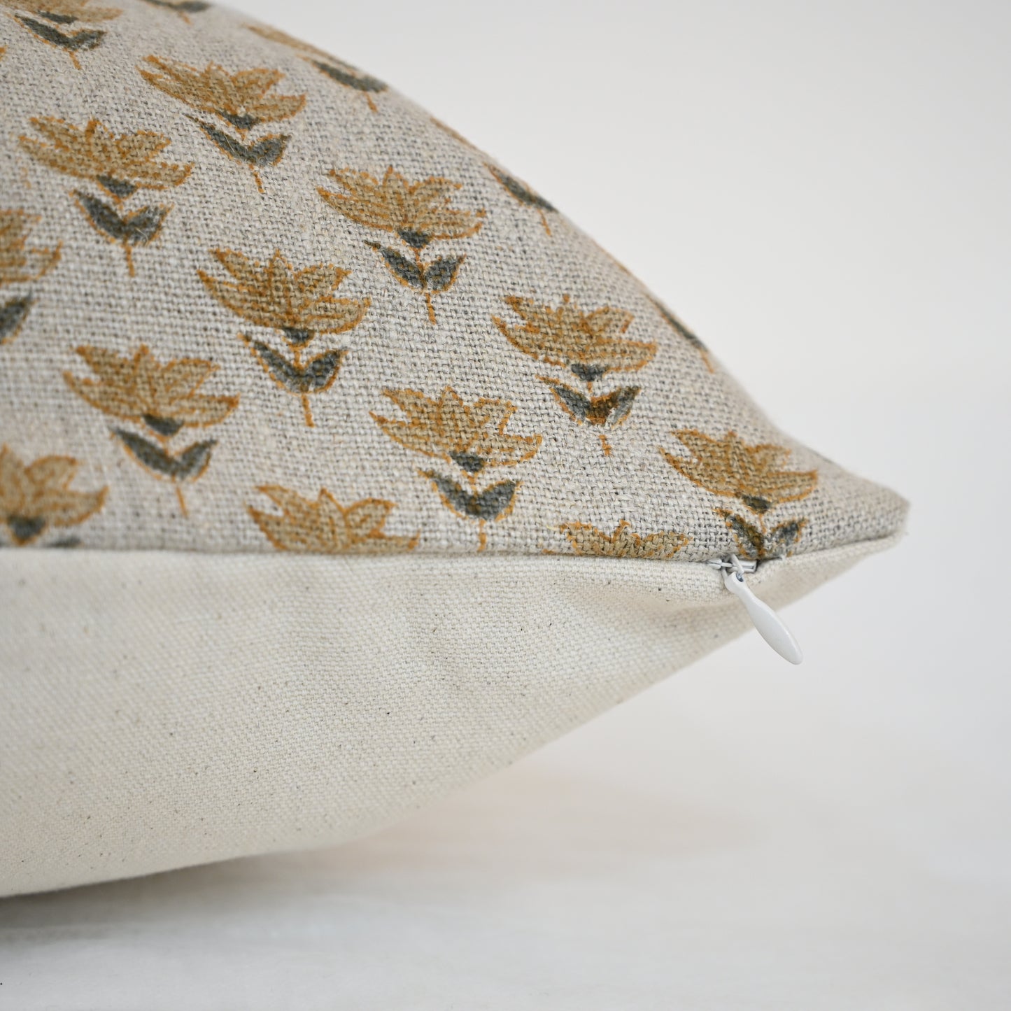 Destiny Charcoal Block Print Pillow Cover