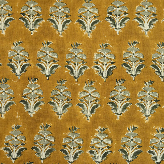 Ariana Traditional Linen Block Print Fabric