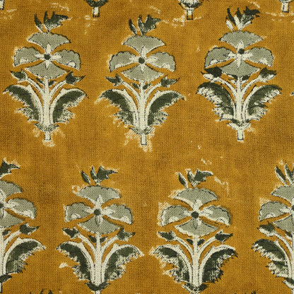 Ariana Traditional Linen Block Print Fabric