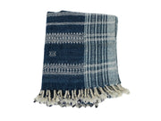 Bhujodi Table Runner - Dark Chambray - Rohiyaan