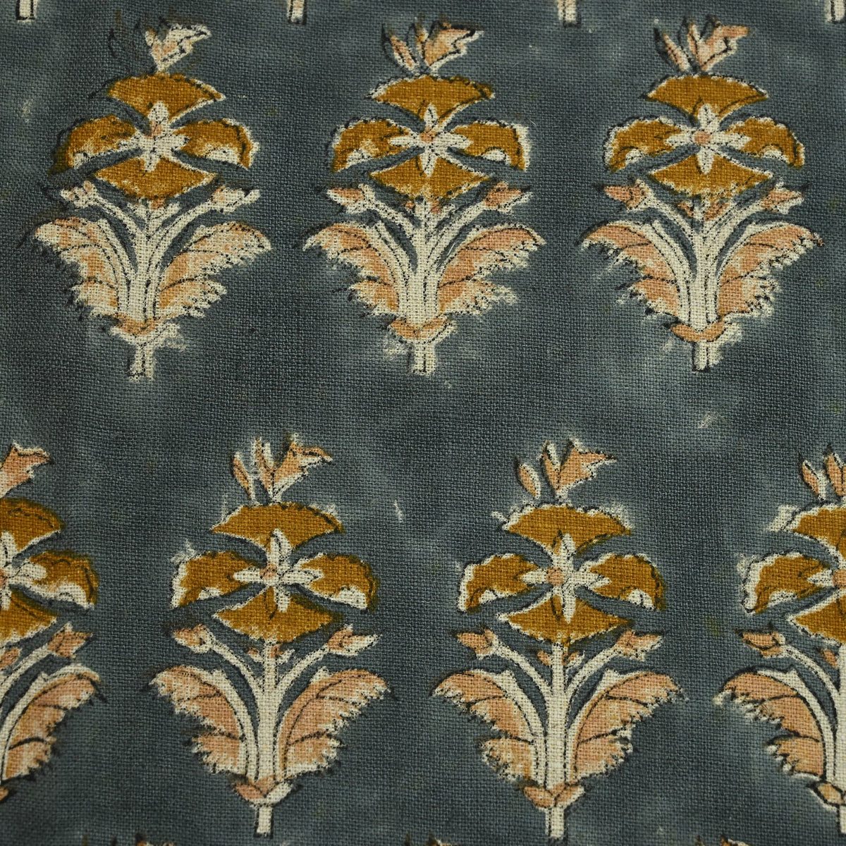 Ariana Traditional Linen Block Print Fabric