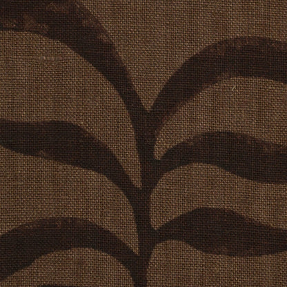Kairo Botanical Block Print  Linen Fabric