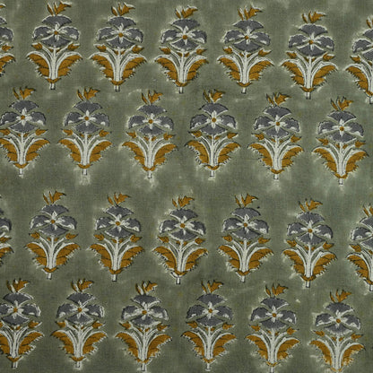 Ariana Traditional Linen Block Print Fabric