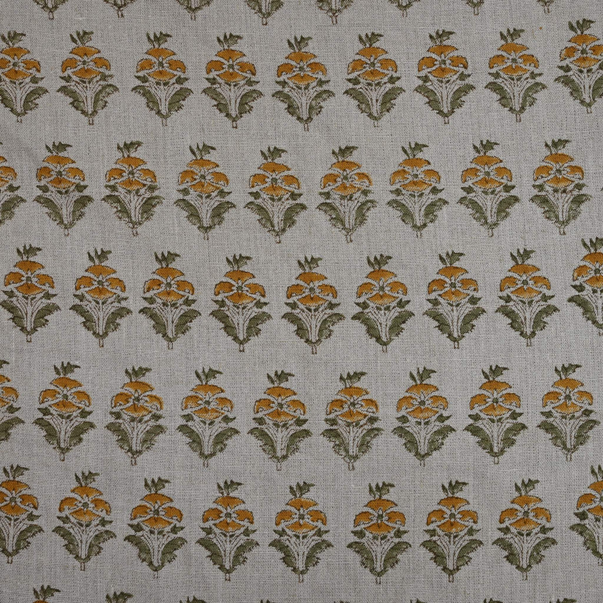 Ariana Traditional Linen Block Print Fabric
