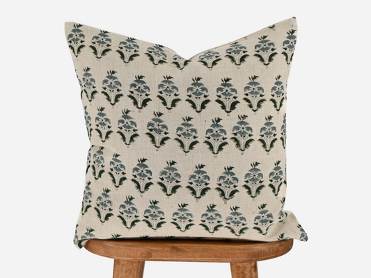Danielle Block Print Pillow Cover