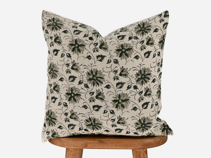 Daniella Block Print Pillow Cover