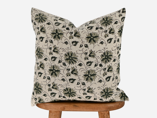 Daniella Block Print Pillow Cover