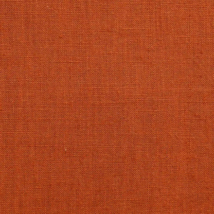 Leno  Rust  Solid Linen Fabric