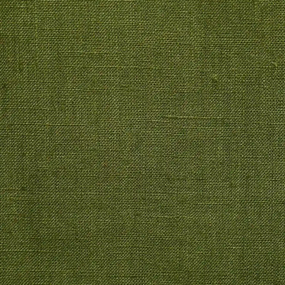 Eron Chartreuse Green  Solid Block Linen Fabric