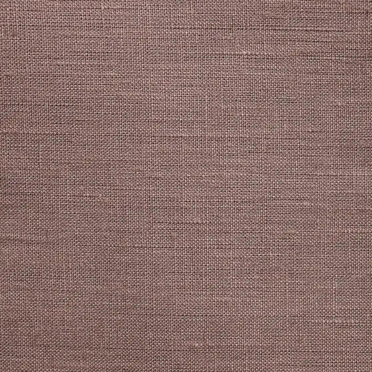 Rona Mauve Brown Solid Linen Fabric