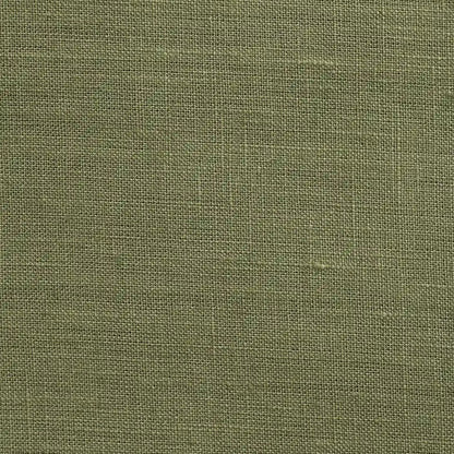 Olen Moss Solid Linen Fabric