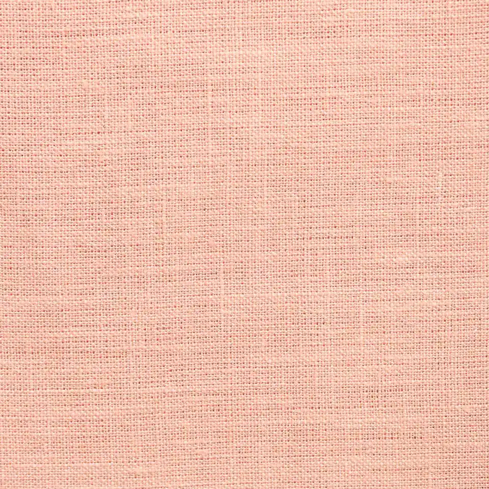 Nera Blush Pink Solid Linen Fabric