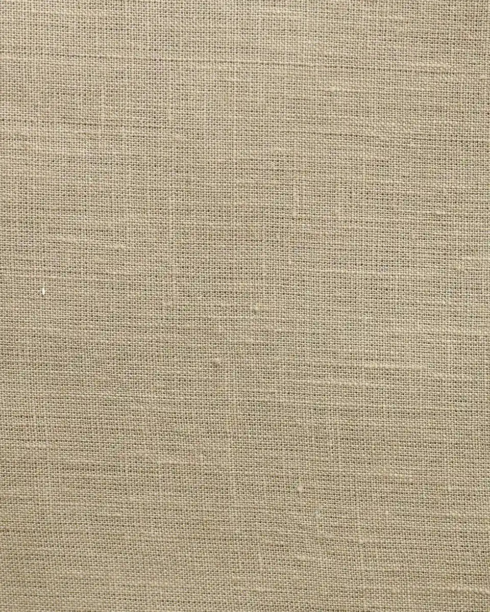 Rale Beige solid Linen Pillow Cover