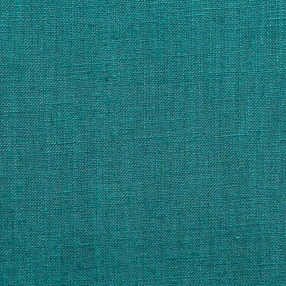 Aira Teal solid Linen Fabric