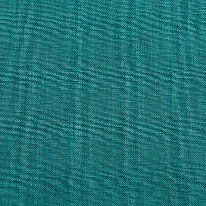 Aira Teal solid Linen Fabric