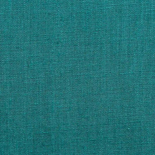 Aira Turquoise Blue solid Linen Fabric