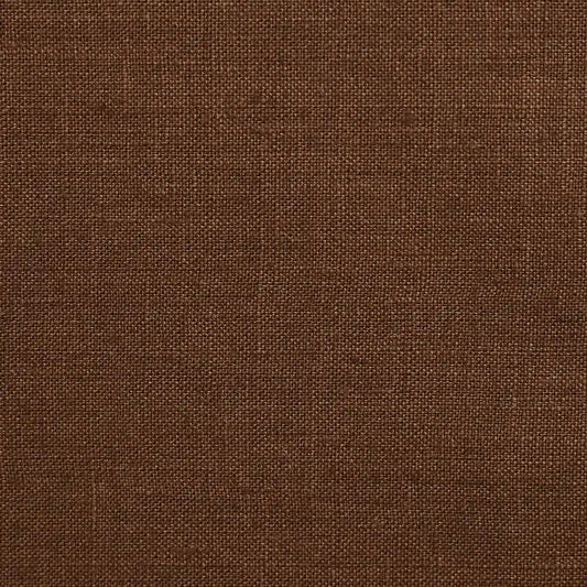 Nadoj Brown  solid Linen Fabric