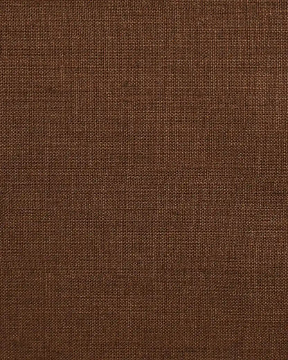 Nadoj Brown solid Linen Pillow Cover