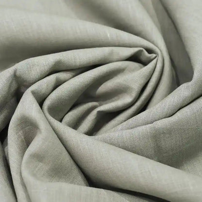 Kair Chartreuse Solid Linen Fabric