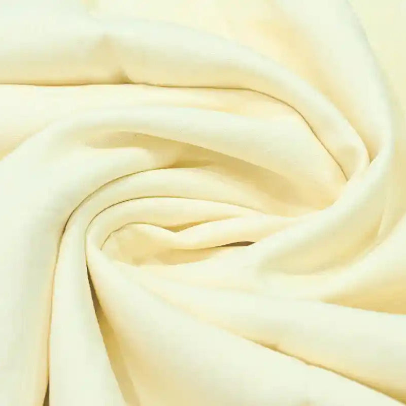 Ekim Cream solid Linen Fabric