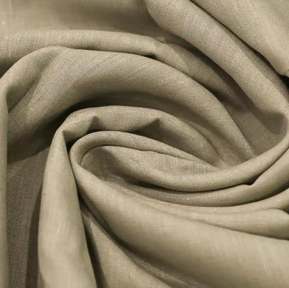 Rale Beige solid Linen Fabric