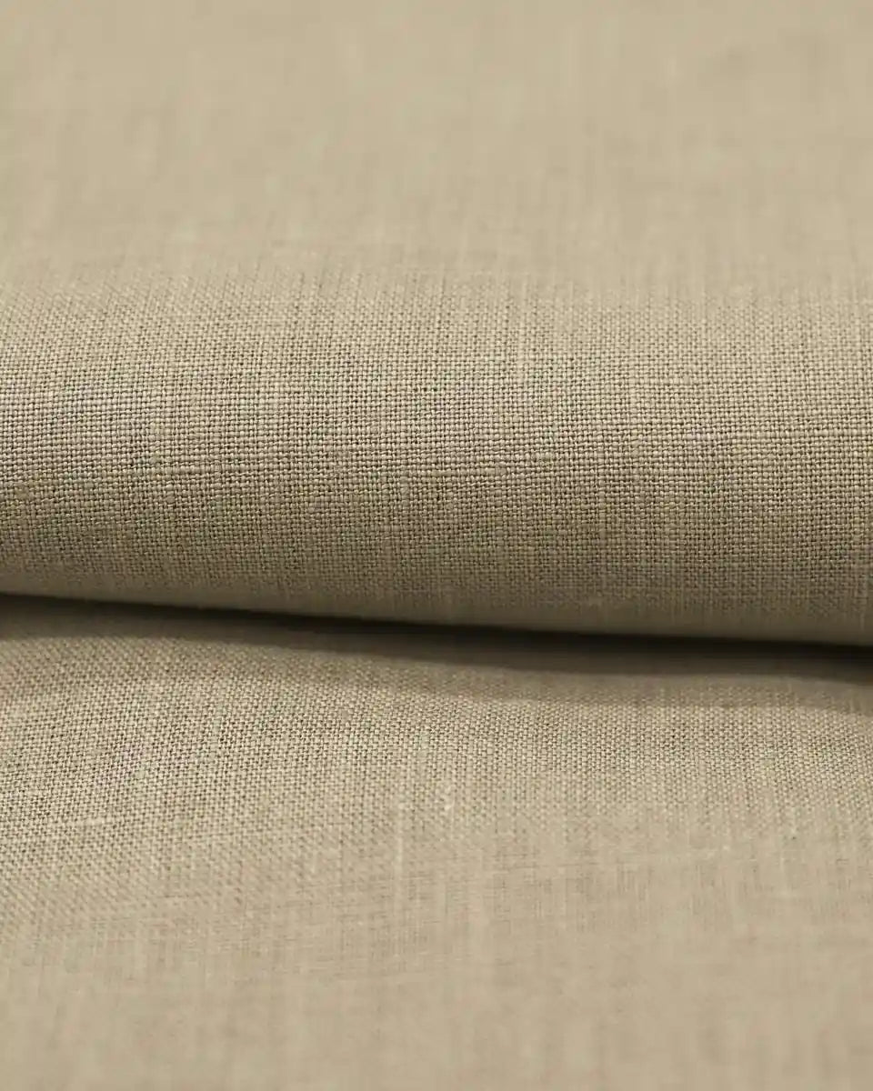 Rale Beige solid Linen Fabric
