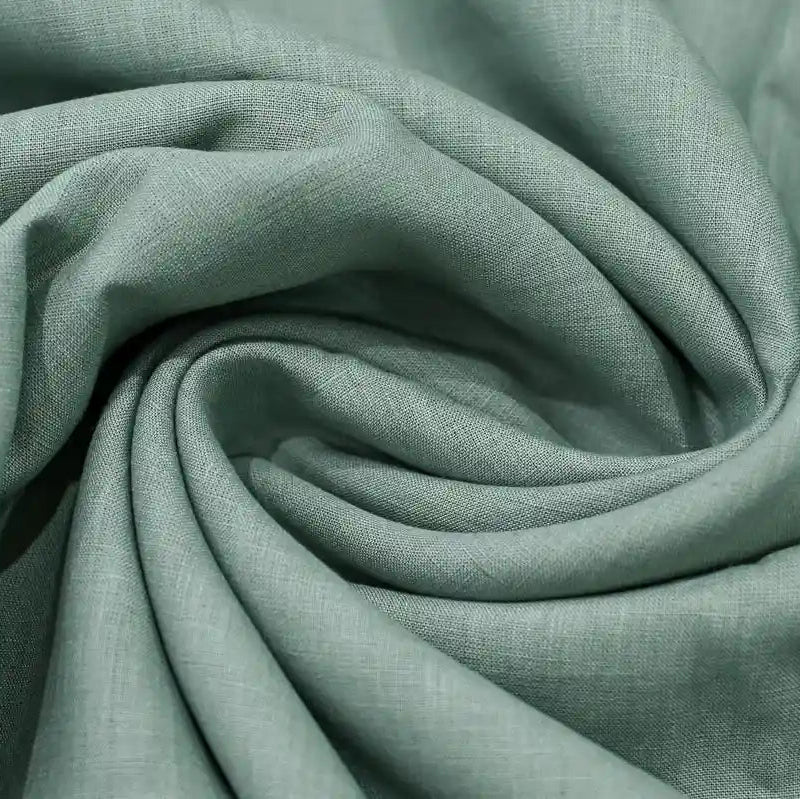 Rami Seafoam  Solid Linen Fabric