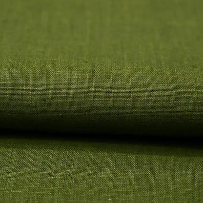 Eron Chartreuse Green  Solid Block Linen Fabric