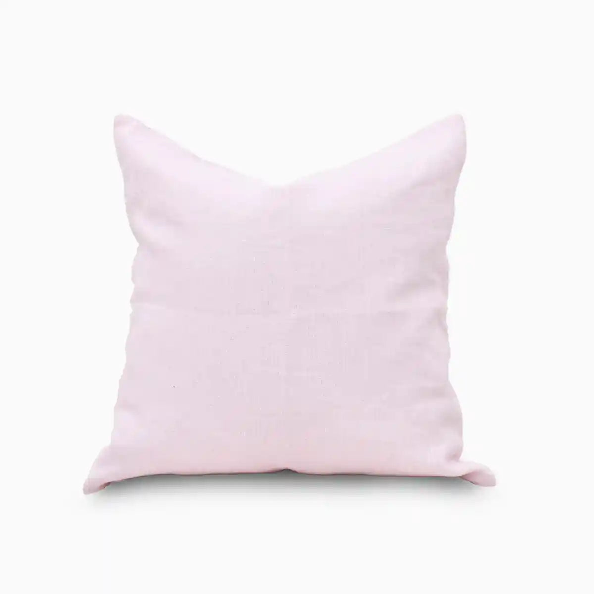 Anor Light Pink  Solid Linen Pillow Cover