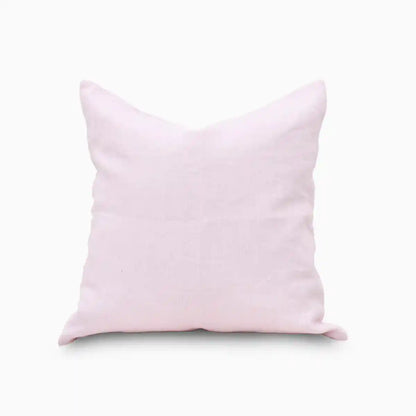 Anor Light Pink  Solid Linen Pillow Cover