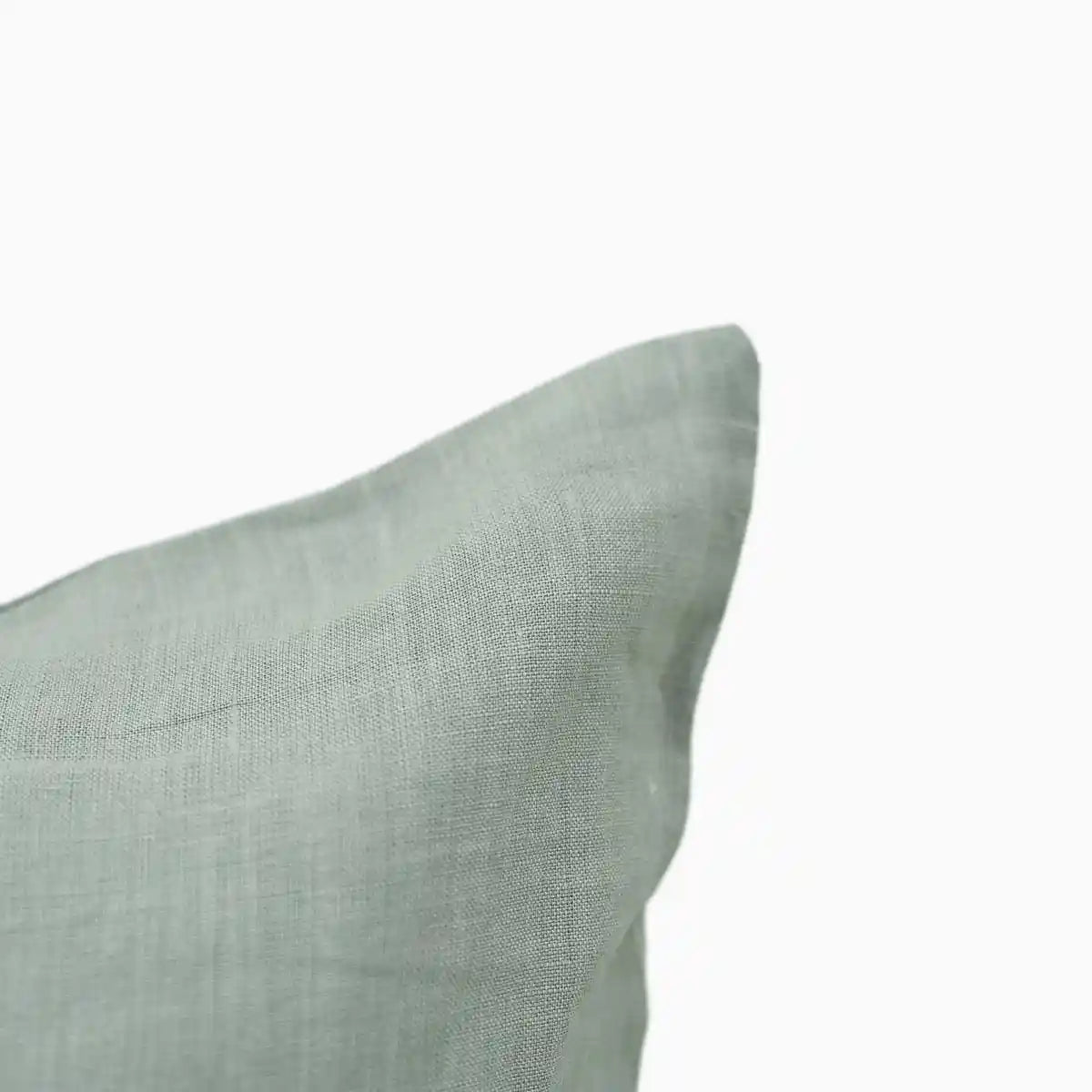 Nalo Gray solid Linen  Pillow Cover