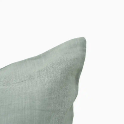 Nalo Gray solid Linen  Pillow Cover