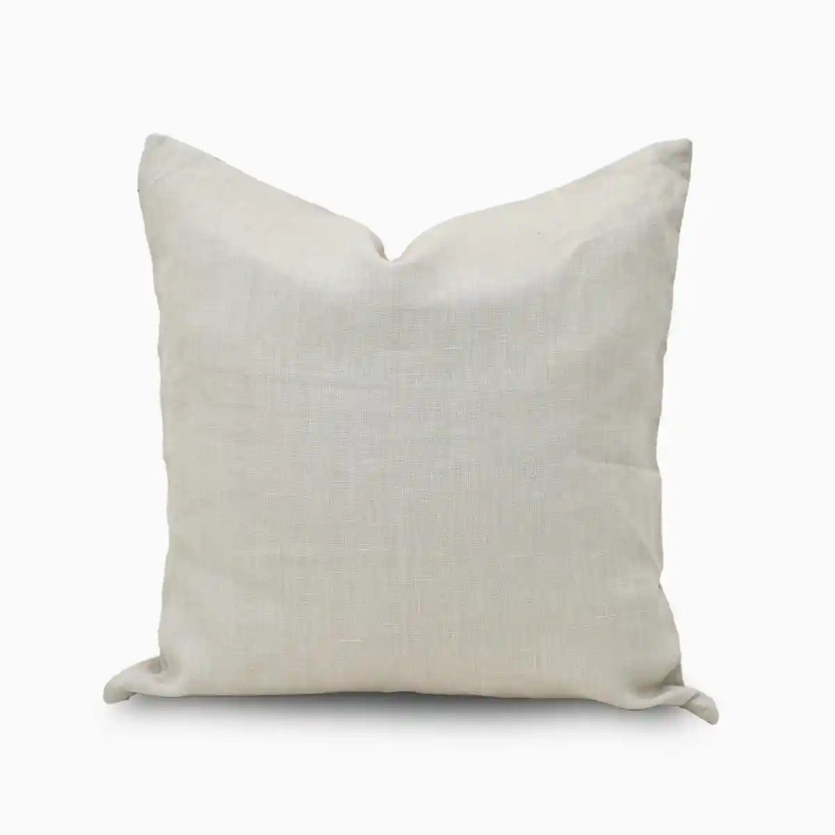 Arom Oatmeal solid Linen  Pillow Cover