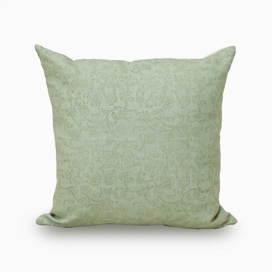 Floral Beige Pillow Cover