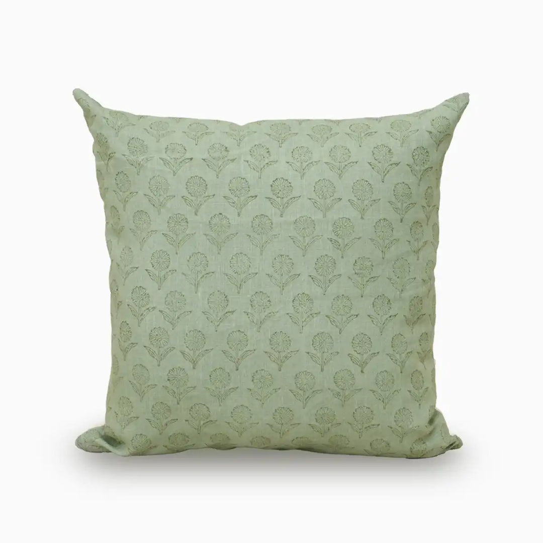 Bloom Ditsy Sage Green Pillow Cover