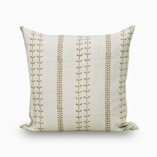 Petal Stripe Pillow Cover