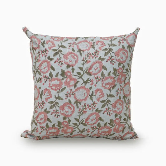 Meadow Washed Aqua Pillow Cover