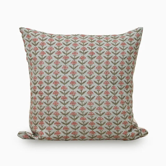 Flora Ditsy Pink Pillow Cover