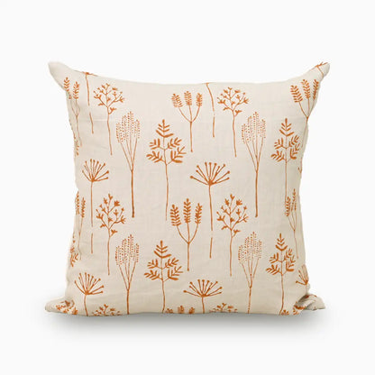 Floral Mustard Pillow Covers