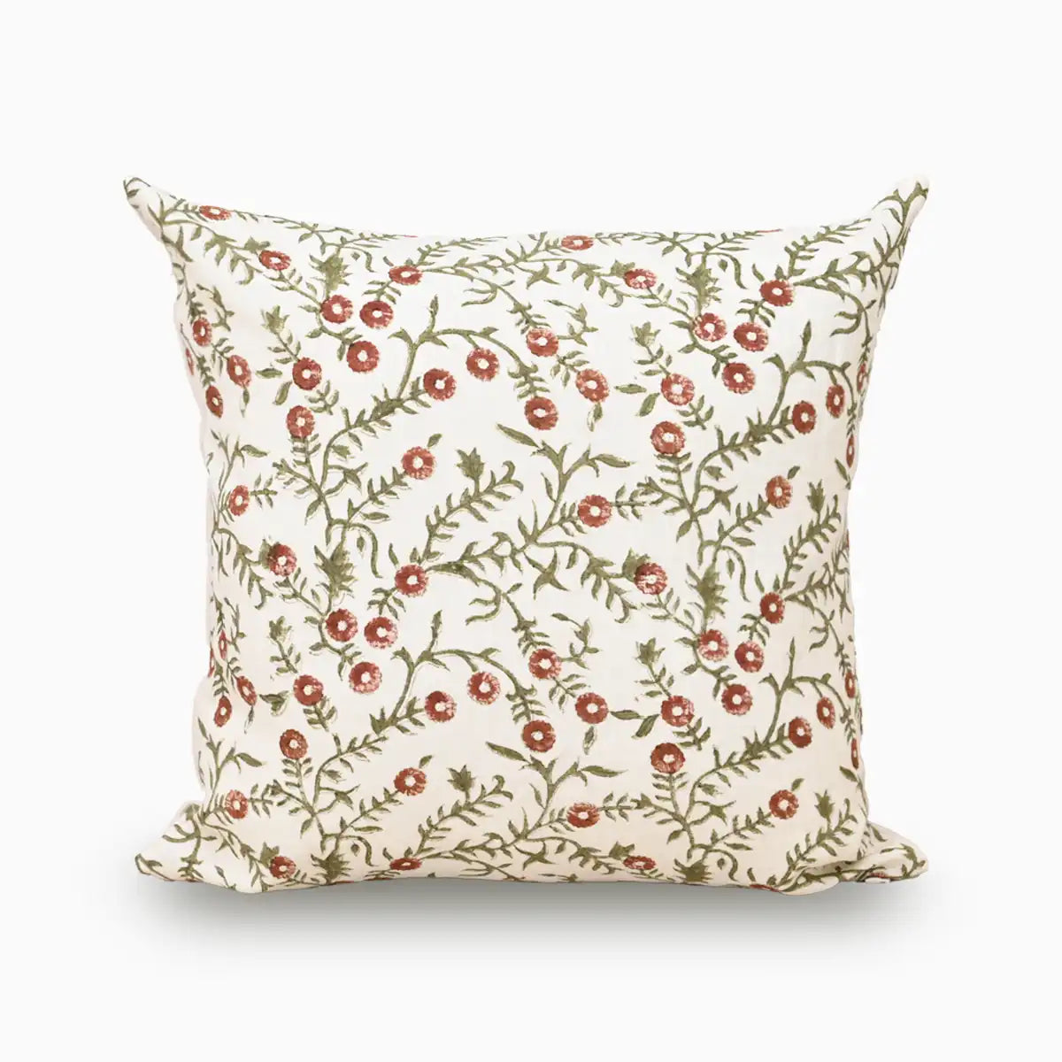 Bailey Sage Green Block Print Pillow Cover