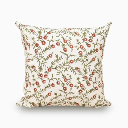 Bailey Sage Green Block Print Pillow Cover
