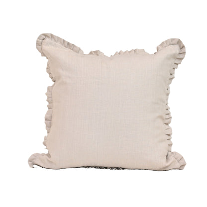 Arom Oatmeal solid Linen  Pillow Cover