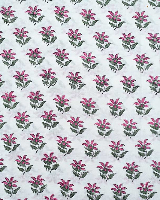 Velzia Indian Cotton Block Print Fabric