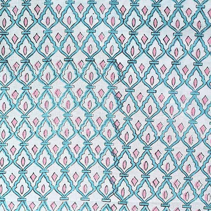 Trelyn Geometric Block Print Cotton Fabric